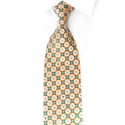 Citrus Trellis Crystal-Studded Silk Necktie PE48
