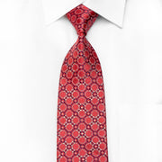Metro City Men’s Crystal Rhinestone Silk Necktie Purple