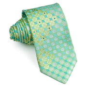 Nina Ricci Geometric Dots In Green With Metallic Silver