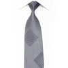 Rhinestone Silk Necktie – Silver Sparkle Crystal