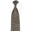 Onyx Checkerboard Crystal-Studded Silk Necktie