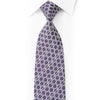 Premierlux Rhinestone Necktie Silver Trellis na Marinha com brilhos de prata
