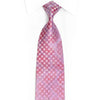 Geometric & Paisley On Mauve Rhinestone Silk Tie