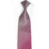 Geometric On Violet Silk Tie Sparkling With Rhinestones &