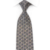 Pierre Cardin Men’s Silk Rhinestone Necktie Golden Trellis 