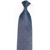 Interlocking Circles On Navy Rhinestone Tie With Red