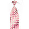 Pink Geometric Circles On Light Pink With Pink White