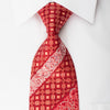 Roberta di Camerino Rhinestone Silk Necktie Trellis Filigree