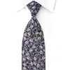 Premierlux Silk Rhinestone Tie With Bling Silver Anthemion 