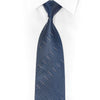 Silver Dots On Dark Blue Rhinestone Necktie - 1