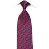 Andre Kim Gravata de strass Cartela ornamentada em roxo com brilhos prateados