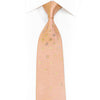 Pink Yellow Micro Trellis Rhinestone Silk Tie With Silver Sparkles
