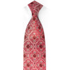 Premierlux Silk Tie Marrakesh On Burgundy Sparkling With Rhinestones