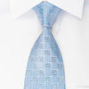 Daks Rhinestine Silk Necktie Mauve Silver Checker On Pink 