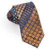 Guy Laroche Men’s Rhinestone Silk Necktie Orange Yellow 