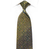 Guy Laroche Rhinestone Silk Necktie Green Anthemion 