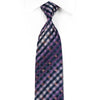 Indian Homme Men’s Crystal Rhinestone Silk Necktie Purple 