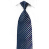 Indian Homme Men’s Crystal Silk Necktie Geometric Dots On 