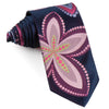 Lancetti Men’s Silk Rhinestone Silk Tie Stylish Floral 