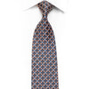 Metro City Men’s Silk Crystal Rhinestone Tie Orange 