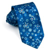 Mila Schön Mens Rhinestone Silk Neck Tie Floral & 