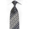 Nina Ricci Men’s Crystal Rhinestone Necktie Silver Cartouche