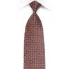 Nina Ricci Men’s Crystal Silk Necktie Beige Pink Geometric 