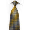 Nina Ricci Men’s Crystal Silk Tie Yellow Geometric Dots On 