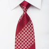 Nina Ricci Mens Rhineston Silk Necktie Gold Geometric On 