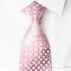 Paco Rabanne Rhinestone Silk Necktie Geometric Circles On 