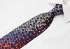 Park Land Crystal Rhinestone Silk Necktie Checker On 