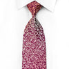 Park Land Men’s Crystal Rhinestone Necktie Orange Acanthus 