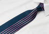Park Land Men’s Rhinestone Necktie Vertical Pink Stripes On 