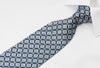 Park Land Men’s Silk Rhinestone Necktie Silver Foulard 