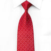 Perry Ellis Men’s Crystal Necktie Silver Micro Squares On 