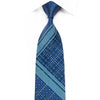 Perry Ellis Mens Crystal Rhinestone Silk Necktie Geometric 