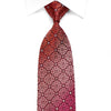 Perry Ellis Men’s Crystal Rhinestone Silk Tie Burgundy 