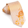 Perry Ellis Men’s Woven Rhinestone Silk Neck Tie Peach 