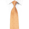 Pierre Cardin Men’s Crystal Silk Necktie Micro Dots On Peach
