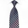 Pierre Cardin Men’s Crystal Silk Tie Blue Pink Circles On 