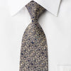 Pierre Cardin Silk Necktie Golden Filigree Medallions On 
