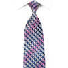 Renoma Men’s Crystal Rhinestone Necktie Purple Pink Striped 