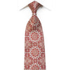 Renoma Men’s Crystal Rhinestone Necktie Silver Arabesque On 