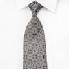 Renoma Men’s Crystal Rhinestone Necktie Silver Cartouche On 