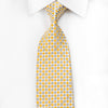 Renoma Men’s Crystal Rhinestone Necktie Yellow Silver 