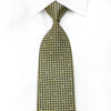 Renoma Men’s Crystal Rhinestone Silk Necktie Yellow Navy 