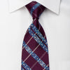 Renoma Men’s Rhinestone Silk Necktie Blue Cartouche On 