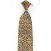 Renoma Rhinestone Tie Gold Scrolls On Navy - 1