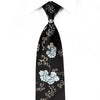 Roberta di Camerino Crystal Rhinestone Tie Silver Floral On 