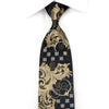 Roberta di Camerino Men’s Rhinestone Silk Necktie Gold 